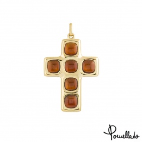 Pomellato Citrine Cross Pendant